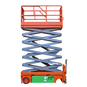 Plateforme élévatrice à ciseaux hydraulique à essence de 12 m pour travaux de construction, hauteur maximale 12 m, capacité 1000 kg - Product Image 3