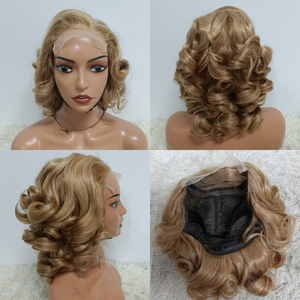 Promotion Letsfly 64$ Vente en gros Perruques Lace Closure 5x5 de 280 grammes, effet rebondissant, 14 pouces, couleur grise, en cheveux humains - Product Image 4
