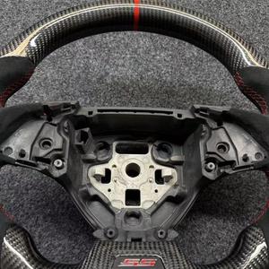 NOUVEAU <span class=keywords><strong>Volant</strong></span> de voiture personnalisé en fibre de carbone de haute qualité pour Chevrolet Camaro, style sport SS amélioré, en daim, approvisionnement transfrontalier - Product Image 4