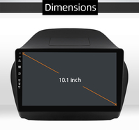 Alimentation d'usine Radio Android intégrée 10.1 "image de recul voiture Autopaly écran tactile Navigation lecteur DVD de voiture pour Hyundai IX35