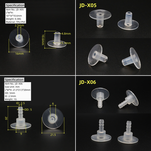 ท่อพลาสติกแบบกำหนดเอง ผลิตภัณฑ์เป่าลม วาล์วข้อศอกตรง TPU หัวฉีดลม วาล์วหัวฉีดลมสำหรับท่อเป่าลม - Product Image 3