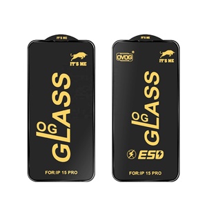 LKG prezzo all'ingrosso OG vetro temperato è Me protezione dello schermo Anti-statica colla completa per Iphone 12 Pro 16 Pro 13 14 15 Pro Max - Product Image 1