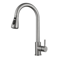 Robinet de luxe brossé extractible et tactile, mélangeur d'eau chaude et froide, robinets de cuisine en acier inoxydable 304