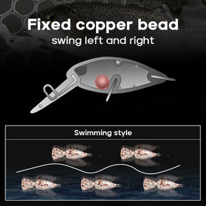 NOUVEAU OEM 30mm2.2g Mini Leurre de pêche à la <span class=keywords><strong>truite</strong></span> à manivelle Appâts artificiels Crankbaits Fishing for Bass Perch Trout Area - Product Image 5