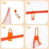 China Custom Fruit & Vegetable Plastic PP Mesh Net Bag Drawstring Mesh Bag PP Mesh Tote Bag Verpakking
