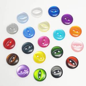 <span class=keywords><strong>2025</strong></span> Phong Cách Mới Nhựa Cá Mắt Ngọc Trai Nút Đầy Màu Sắc 2-Lỗ Áo Sơ Mi Nút Cho May Mặc Quần Áo Trang Trí - Product Image 1