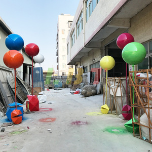 Libit Fiberglass <b>Balloon</b> Sculpture <b>Customized</b> Colorful Outdoor Decoration Landscape Art - Product Image 2