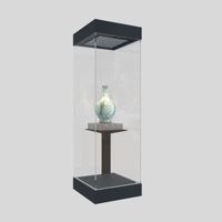 Vitrine à parfums et bijoux LED écologique avec design durable