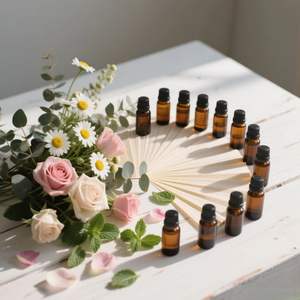 Oli Essenziali Puri al 100% all'Ingrosso, Collezione Naturale <span class=keywords><strong>di</strong></span> Lavanda, Menta Piperita, Geranio e Lime per Massaggi e Relax - Product Image 5