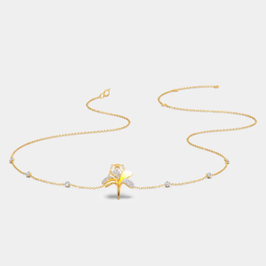 Pendentif diamant moderne orné et étincelant, bijou élégant et tendance avec un savoir-faire de qualité supérieure et des pierres étincelantes pour les soirées - Product Image 4