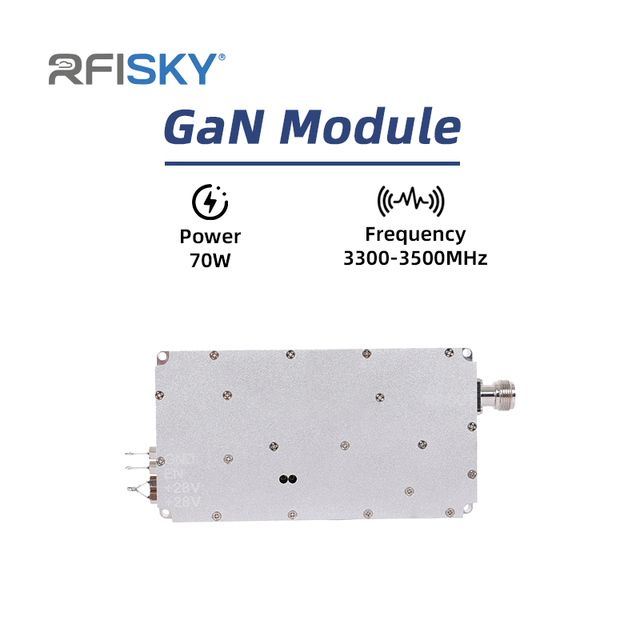 Customized 70w 3300-3500MHz UAV GaN Module RF Power Amplifier Module Anti UAV Signal UAV Module