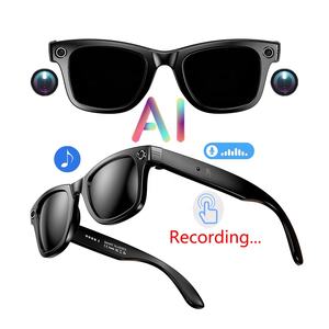 スマートメガネ音楽スマートAiアイサンメガネAIアシスタントカメラとマイクスピーカーオーディオビデオ録画機能付き - Product Image 1