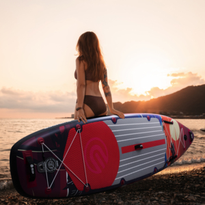 E sup Inflatable lướt ván chèo hai lớp Roll-<span class=keywords><strong>up</strong></span> ván lướt sóng với máy bơm và sửa chữa Kit làm bằng EVA và PVC - Product Image 2