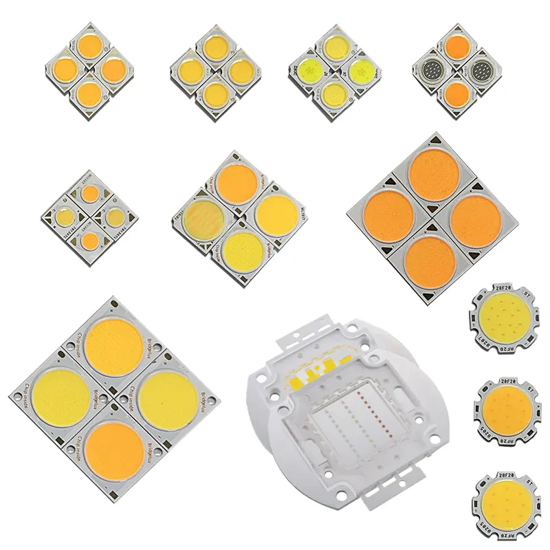 COB LED-Chip 12 V 3 W 5 W 7 W 10 W 12 W 20 W 24 W 30 W 36 W 50 W 100 W 200 W warme natürliche kühle weiße LED-Diode für Downlight-Schienenlicht