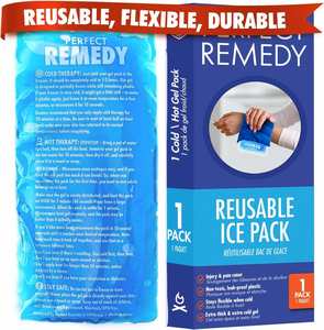 Compresa de Gel Reutilizable Flexible para Terapia de Frío/Calor, Alivio del Dolor y Recuperación de Lesiones, Uso en Múltiples Áreas (Clase II Azul Reg) - Product Image 2