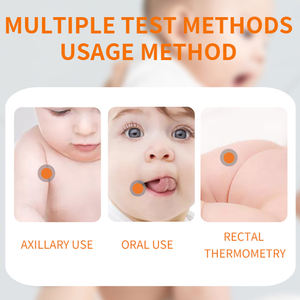 Termômetro digital eletrônico para febre, com termômetro rectal oral de ponta flexível para bebê - Product Image 4
