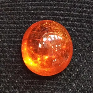 SGARIT ढीला मणि पत्थर गहने थोक मूल्य बड़ा आकार 56.8ct नारंगी रंग प्राकृतिक Partschinite दुर्लभ फैंटा पत्थर