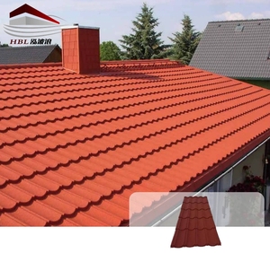 Tuile de <span class=keywords><strong>toiture</strong></span> en métal ondulé moderne revêtue de pierre - Ignifuge et imperméable pour immeubles d'appartements - Product Image 6