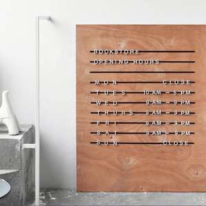 Pizarra Magnética para Menús de Panadería SY254, Pizarra Magnética para Menús de Cafetería, Letras Magnéticas, Pizarra de Letras de Madera, Menú de Pared - Product Image 1