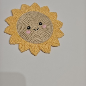 Ricamo fai da te Girasole - Adesivi per <span class=keywords><strong>abbigliamento</strong></span>, scarpe, borse con faccina sorridente a cartone animato - Product Image 1