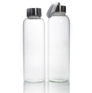 Offre Spéciale – Bouteille en Verre <span class=keywords><strong>Voss</strong></span> <span class=keywords><strong>1L</strong></span> pour Jus, Boissons et <span class=keywords><strong>Eau</strong></span> Minérale avec Bouchon à Vis en Acier Inoxydable Anti-Fuite - Product Image 5