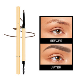 Muestra Gratuita, Lápiz <span class=keywords><strong>de</strong></span> <span class=keywords><strong>Cejas</strong></span> Cosmético al por Mayor OEM, Resistente al Agua, Vegano, Negro/Marrón, Superfino - Product Image 3