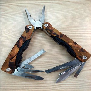 Pince pliante multifonction pour l'extérieur en acier inoxydable 23 cm, outil de survie - Product Image 2