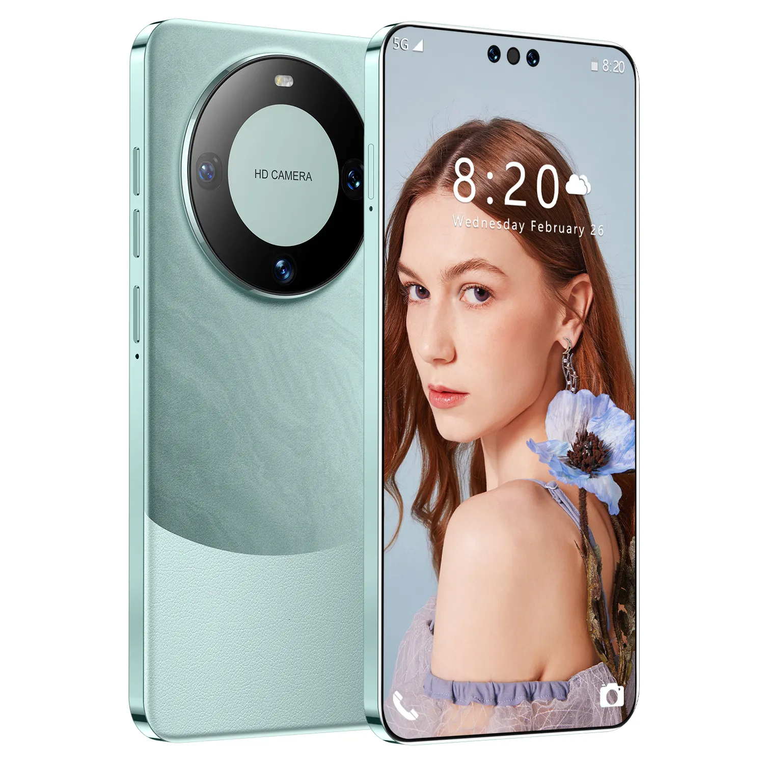 Mate 60 Pro Google Play Winkel Smart Touchscreen Telefoon Wifi 4G 6.53 Inch 64Gb 13mp Android10 Mobiele Smartphone