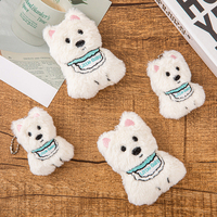 Porte-clés animaux mignons, porte-clés en peluche douce, jouets en peluche Kawaii pour enfants et adultes, cadeau d'anniversaire