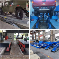 Élévateur à ciseaux de voiture dans le sol CSL-H4000 OEM 4000kg avec deuxième cric pour l'étalonnage de l'alignement des quatre roues du véhicule Certification CE