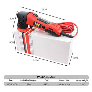 380W Mini Da Xe Máy Đánh Bóng 3 Inch 75Mm Ủng Hộ Tấm Scratch Remover Tự Động Đánh Bóng Đệm Cho Xe - Product Image 6