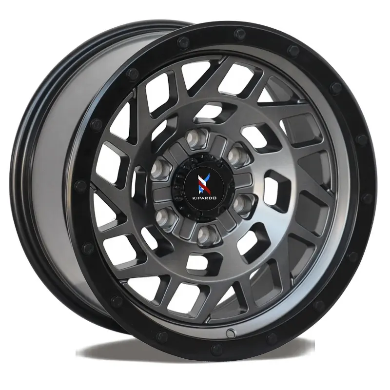 Kipardo 17 "18นิ้ว17X8.5 PCD 6X139.7 6ปลั๊กปิดถนนสนิม De Coche De Pasajeros 6X139ล้ออัลลอยสำหรับรถยนต์