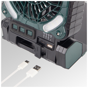 Fabriek Hot Verkoop 5200Mah Oplaadbare Draagbare Zonne-Energie Tafelventilator Met Usb 90 Graden Roterende Kop En Timer Voor Kamperen - Product Image 5