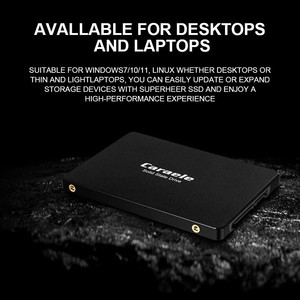Glorexon Dahili SSD Katı Hal Sürücüsü 2,5 inç SATA 3.0 30 256GB 512GB 1TB 2TB 4TB Masaüstü K500 530MB/s Okuma Hızı 460MB/s Yazma Hızı - Product Image 4
