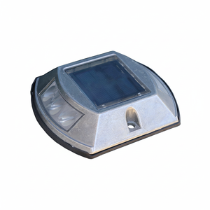 Reflector de Señalización Vial Solar de Aluminio, Color Rojo, IP68 Impermeable, Material de PC Blanco - Product Image 2