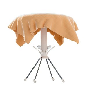 Séchoir à linge sur pied rond avec pinces, en acier inoxydable, télescopique, mobile, pour intérieur, extérieur, balcon, chambre - Product Image 5