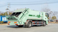 Camion à ordures compacteur entièrement électrique 4x2 automatique de 18 tonnes