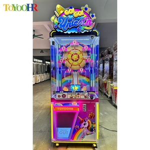 Machine de jeu d'arcade à <span class=keywords><strong>prix</strong></span> de gros, à pièces, avec roue de la fortune, thème licorne, pour gagner des <span class=keywords><strong>prix</strong></span> et des cadeaux - Product Image 5
