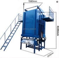 Machine de production de rideaux de refroidissement humides complets pour fours 7090 7060 95g 105g