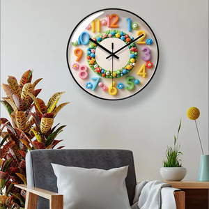 Cartone animato orologio <span class=keywords><strong>da</strong></span> <span class=keywords><strong>parete</strong></span> casa semplice moda quarzo creativo orologio <span class=keywords><strong>da</strong></span> <span class=keywords><strong>parete</strong></span> per bambini carino - Product Image 5