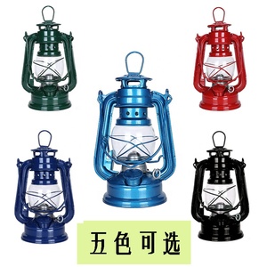 245 lanternes à cheval de style ancien, lampes à pétrole rétro, éclairage de camping portable en fer forgé pour l'extérieur, lampes de tente, nostalgiques - Product Image 5
