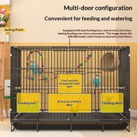 35 #   Cage à oiseaux pour perruches, usage domestique, villa, cage à perroquets d'intérieur montée sur voiture, boîte de reproduction pour oiseaux, modèle toutes saisons