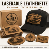Patch en cuir PU auto-adhésif pour casquette, idéal pour la gravure laser, patch vierge pour casquette, logo personnalisé, 6 formes, 8 couleurs, certifié REACH, vente en gros