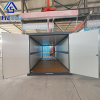 Mini maison mobile pliante préfabriquée de sécurité Expédition facile à construire Maison préfabriquée en conteneur pliable