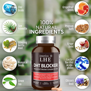 Fabricante de Suplementos Bloqueadores de DHT de Marca Privada, Complejo para el Cabello y Apoyo al Sistema Inmunológico, Cápsulas Bloqueadoras de DHT - Product Image 4