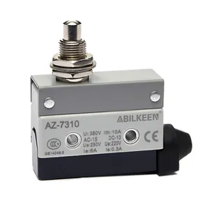 AZ-7310タイプNC/NO防水IP6510A 250VAC垂直安全リミットスイッチ