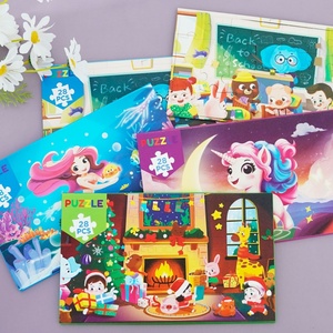 Ensemble de peinture éducatif DIY pour enfants avec autocollants en carton, points circulaires, mosaïque animale 3D stéréoscopique - Product Image 2