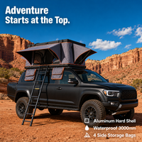Carpa de Techo Rígida Zentopia Pop para 2 Personas, de Aluminio, Apertura Rápida Vertical, Impermeable para las Cuatro Estaciones, para SUV 4x4