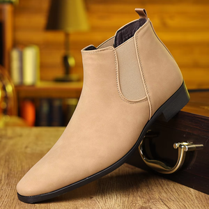 Nouvelles Bottes Chelsea Décontractées pour Hommes en Cuir, Montantes et Faits Main avec Semelle Antidérapante – Chaussures Homme Très Vendues - Product Image 6