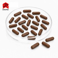 SINOPEK fabrique des capsules vides en gélatine, finition haute brillance, coque stable, couleur personnalisée, OEM, GMP